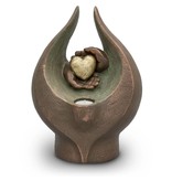 Verlichte gevoelens hart urn groot - keramiek Verlichte gevoelens hart urn groot - keramiek