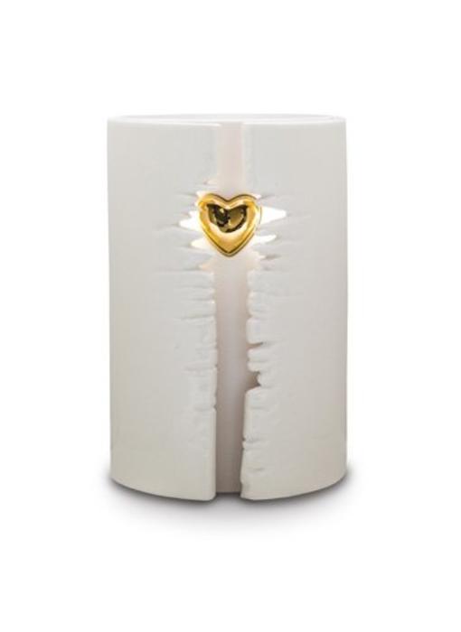 Eos da vita wit - urn met led - keramiek
