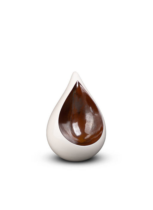 Teardrop klein wit - keramiek