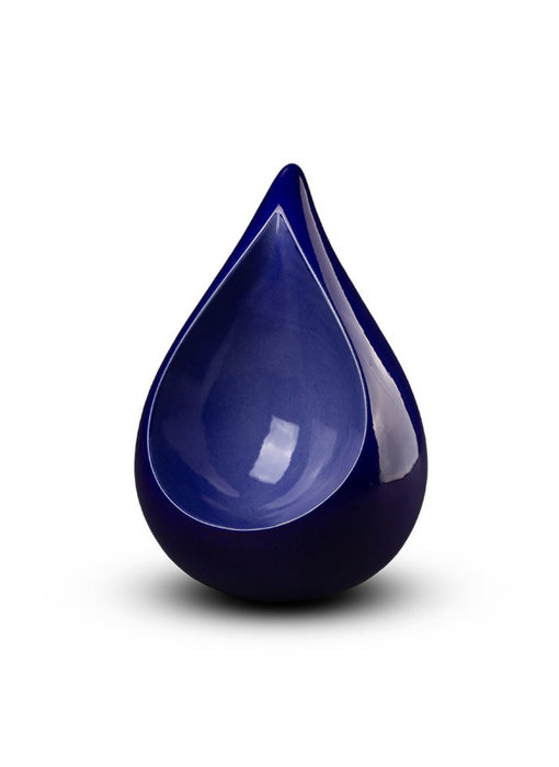 Teardrop groot blauw - keramiek