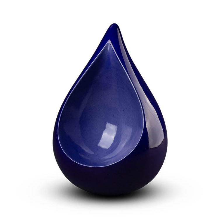  Teardrop groot blauw - keramiek