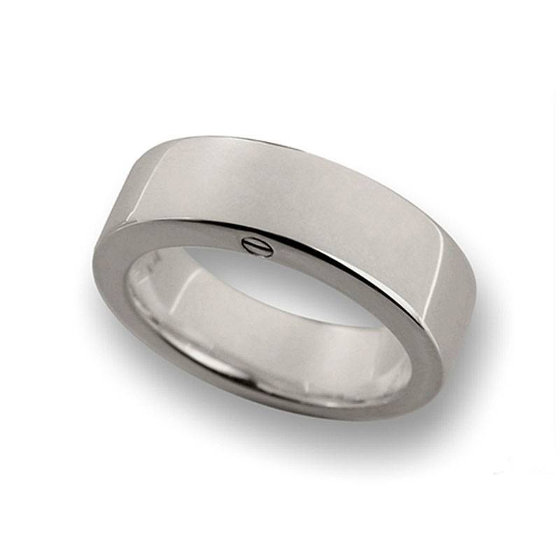  Asring rond 8 mm breed - 925 Zilver