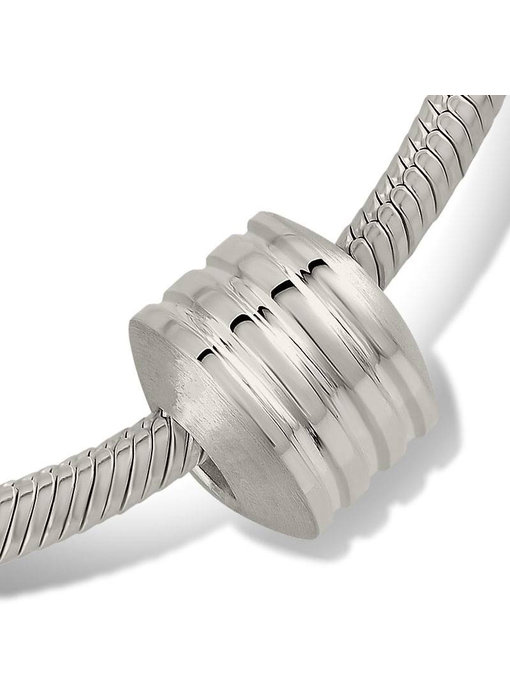 Asbedel spiraal - 925 Zilver