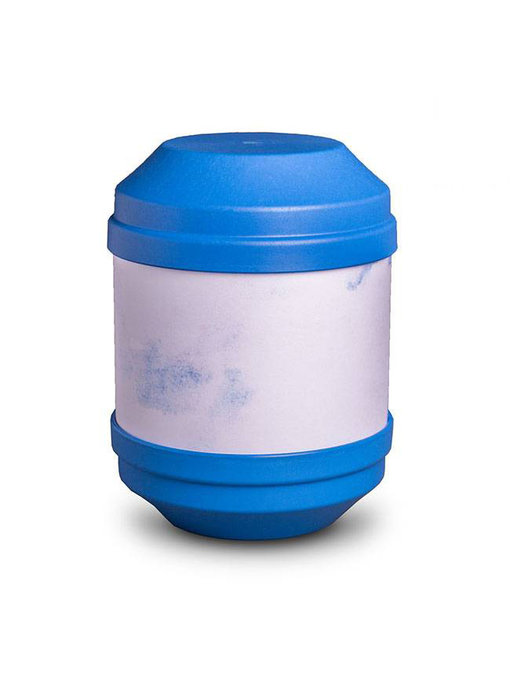 Bio urn beschrijfbaar blauw - biologisch afbreekbaar