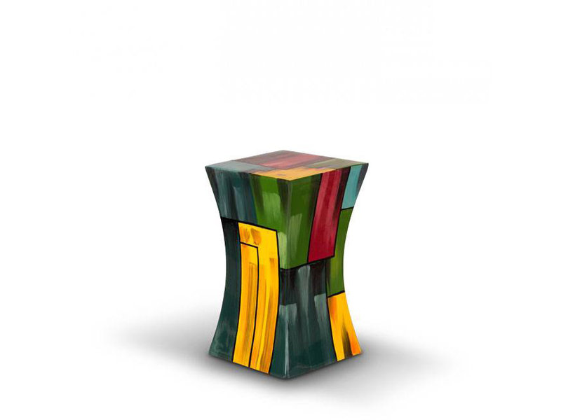 Glasfiber urn pilaar klein - glasfiber