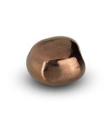 Knuffelsteentje  brons goud  - keramiek