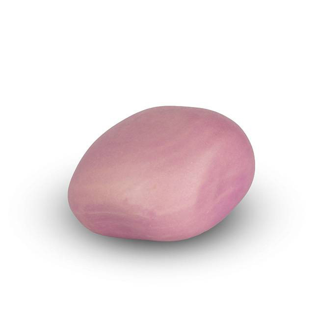  Knuffelsteentje  roze - keramiek