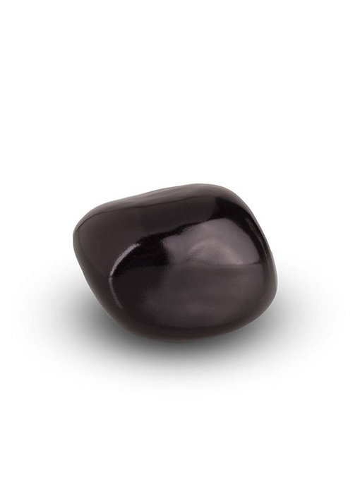 Knuffelsteentje  zwart - keramiek