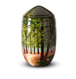 Glasfiber urn natuur - glasfiber