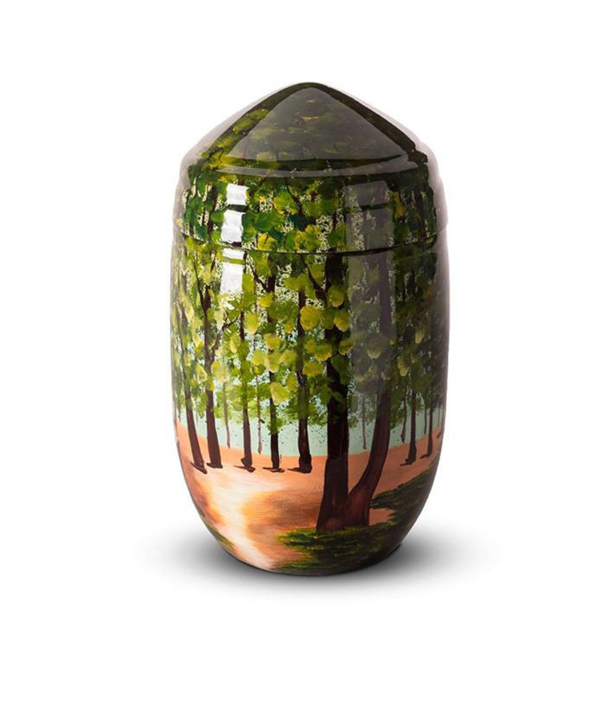 Glasfiber urn natuur - glasfiber