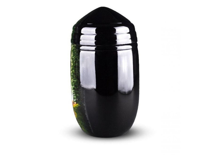 Glasfiber urn natuur - glasfiber