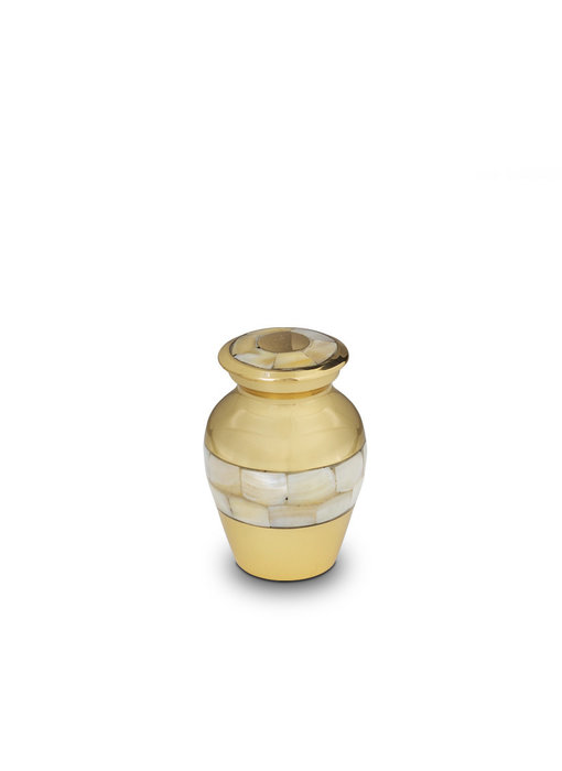 Mini urn milano - messing