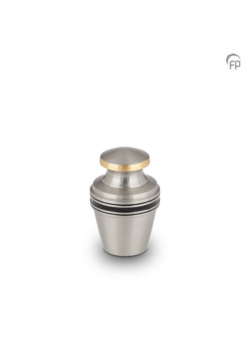 Metaal mini urn classic - messing