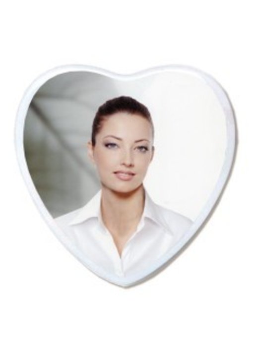 Foto op porselein hart