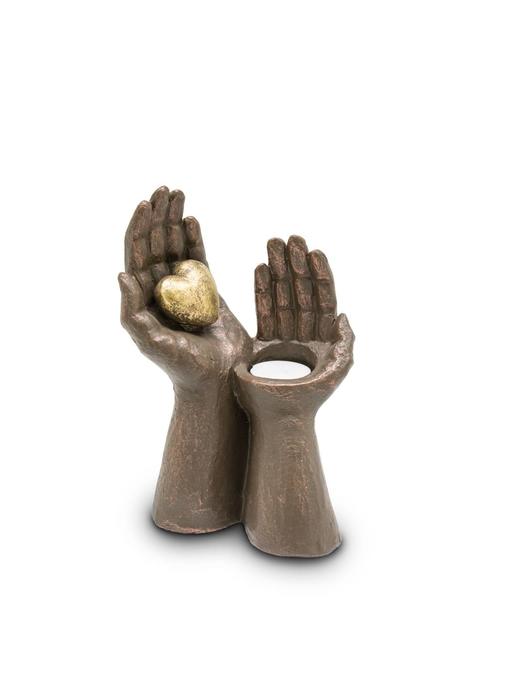 Kinderurn ons hartje met licht - keramiek