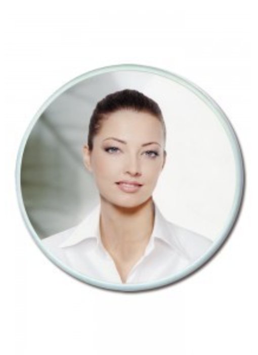 Foto op porselein rond