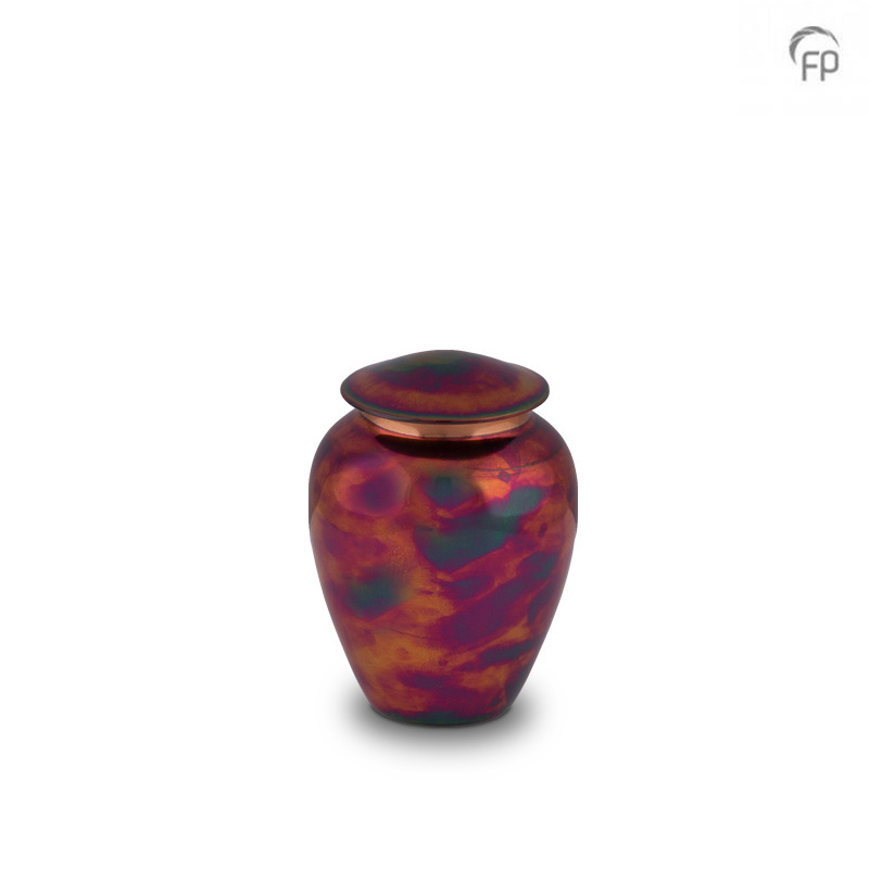  Mini urn oliekleur - Messing