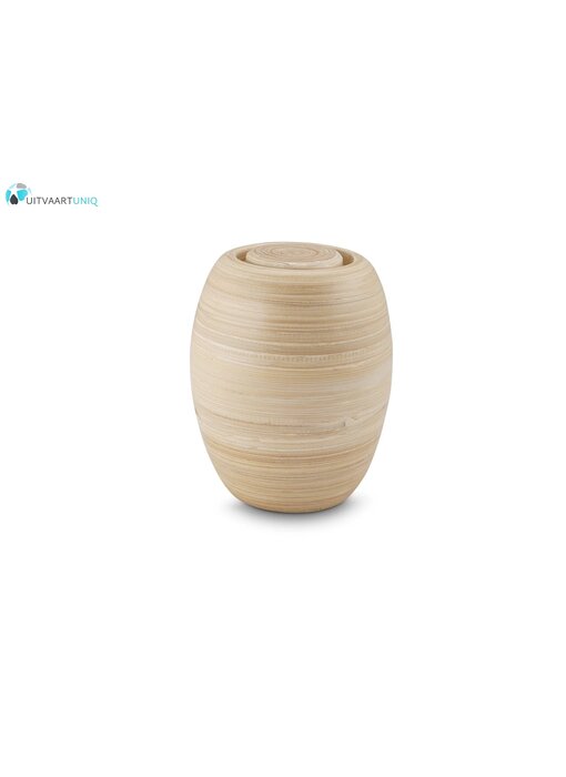 Bakka bamboe urn klein - hout
