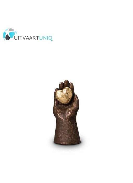 Hartje in hand - keramiek