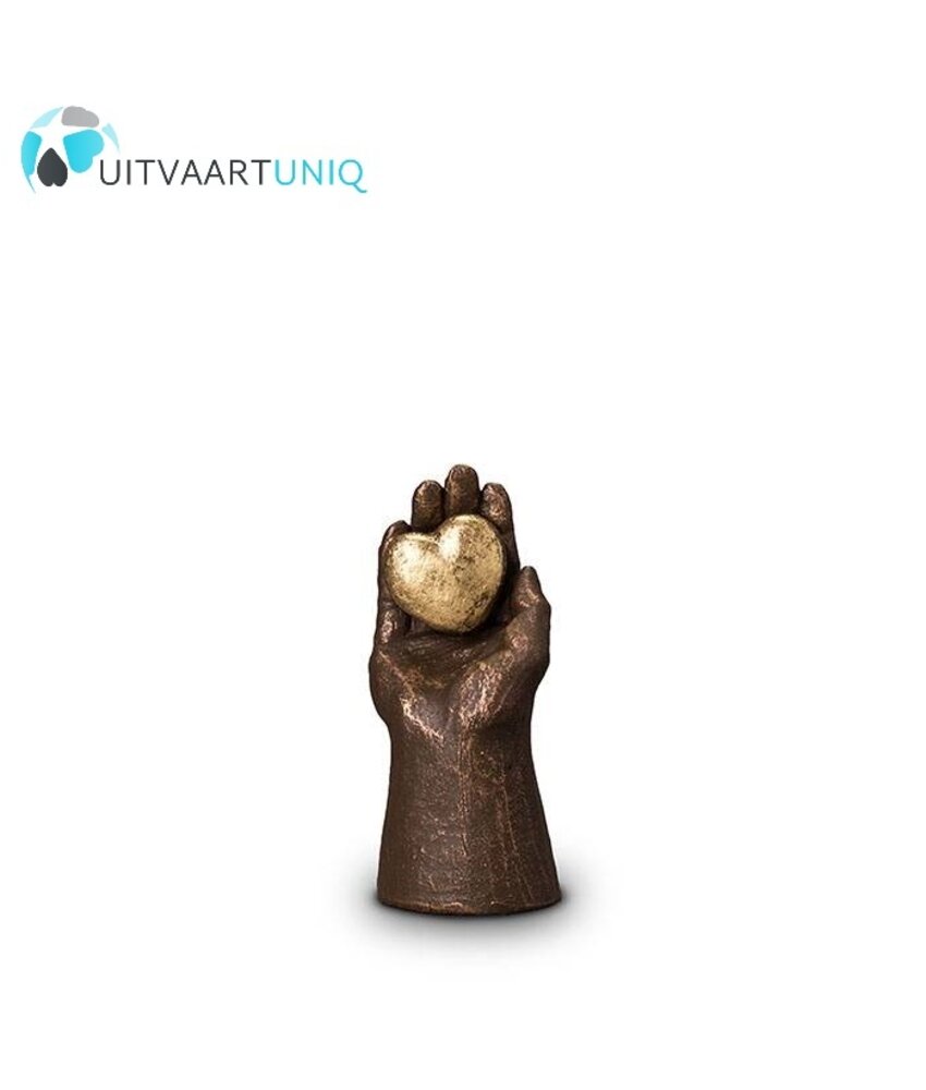 Hartje in hand - keramiek
