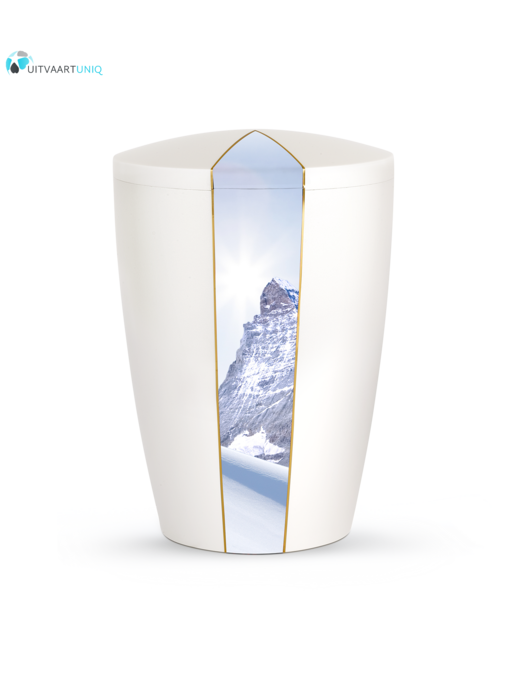 Urn wit parlemoer berg - bio