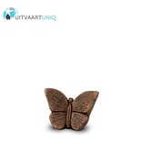 vlinder urn brons mini