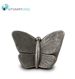 vlinder urn zilver middel