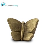 vlinder urn goud middel