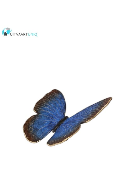 Mini Urn blauw Vlinder