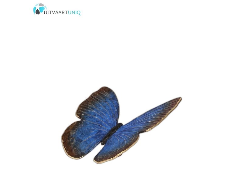 Mini Urn blauw Vlinder