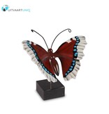 vlinder mini urn hout Koningsmantel