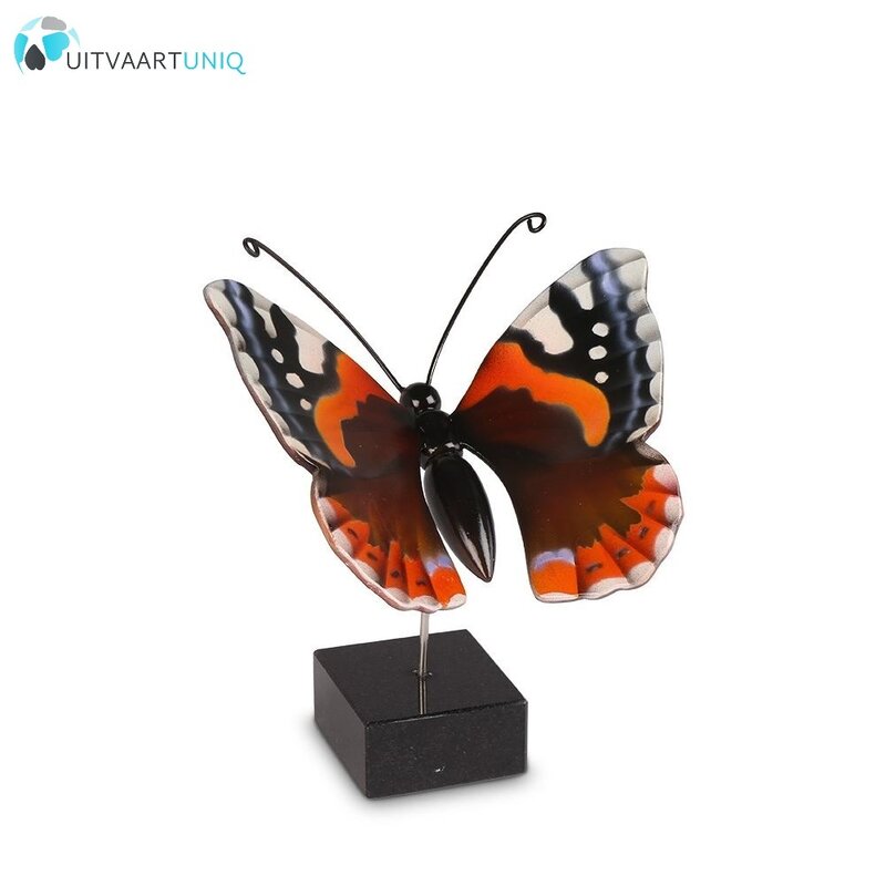 vlinder mini urn hout Atalanta