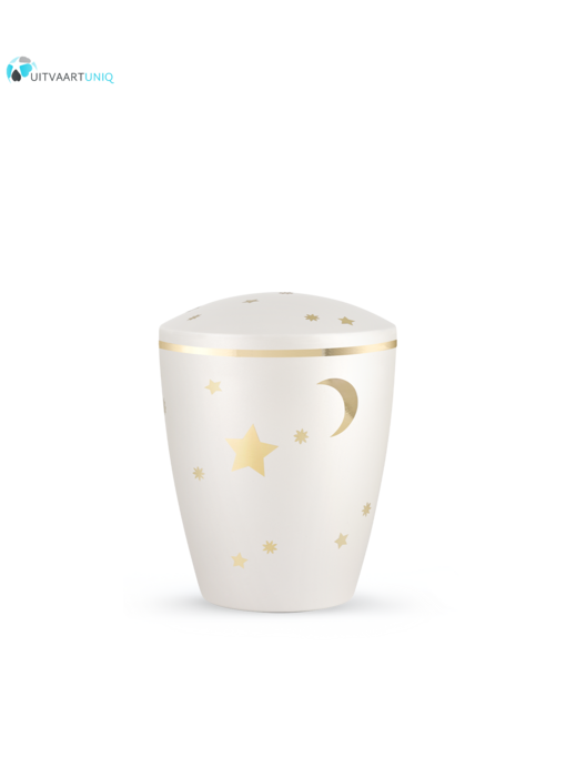 kinder urn parelmoer maan en sterren