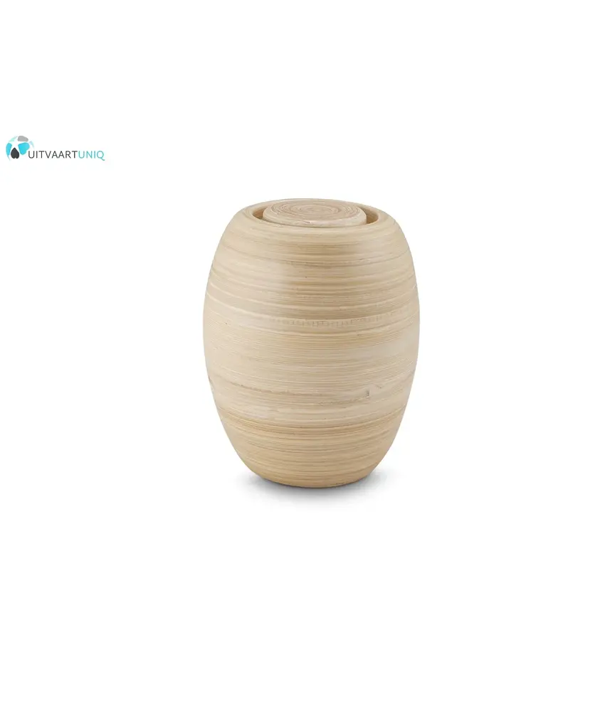 Bakka bamboe urn mini - hout
