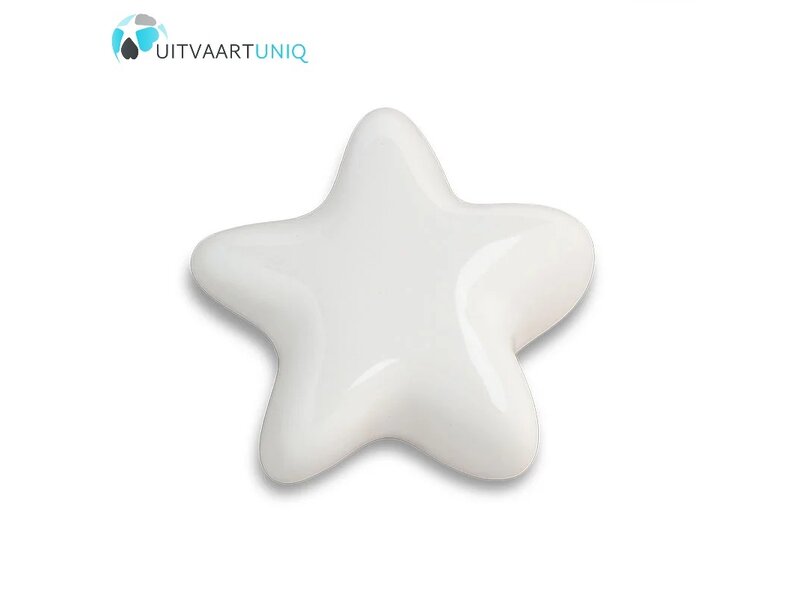 Keramische mini ster urn wit keepsake Asteri
