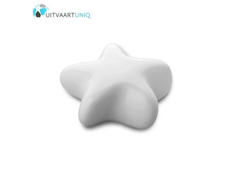 Keramische mini ster urn wit keepsake Asteri