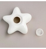 Keramische mini ster urn wit keepsake Asteri