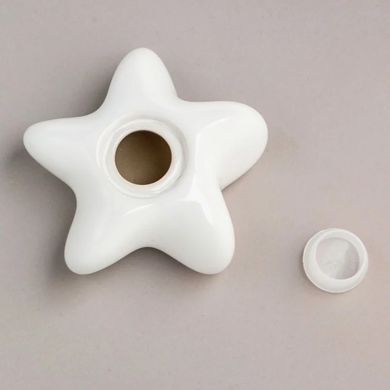  Keramische mini ster urn wit keepsake Asteri