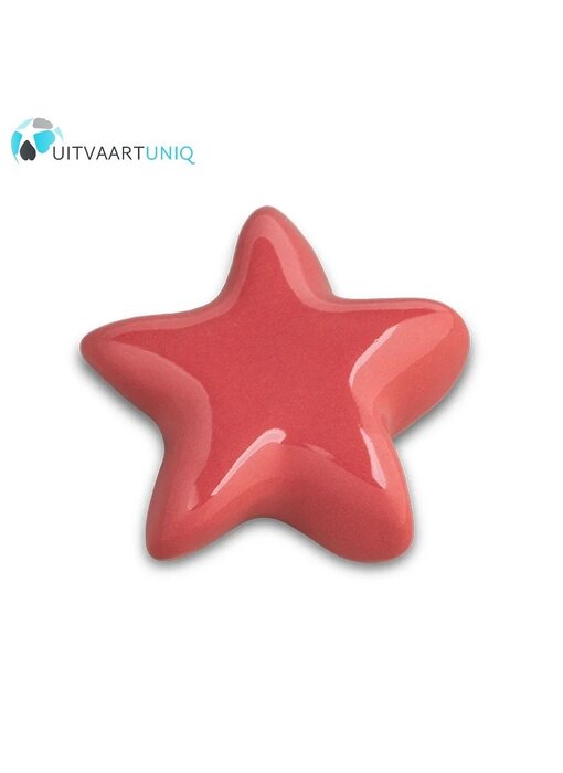 Keramische mini ster urn  Oudroze keepsake Asteri