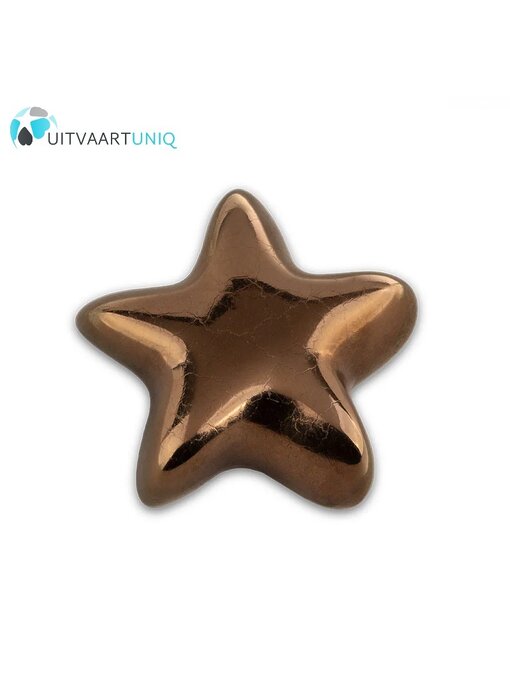 Keramische mini ster urn brons keepsake Asteri