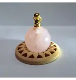 Ashanger Rozenkwarts zilver, goldplated