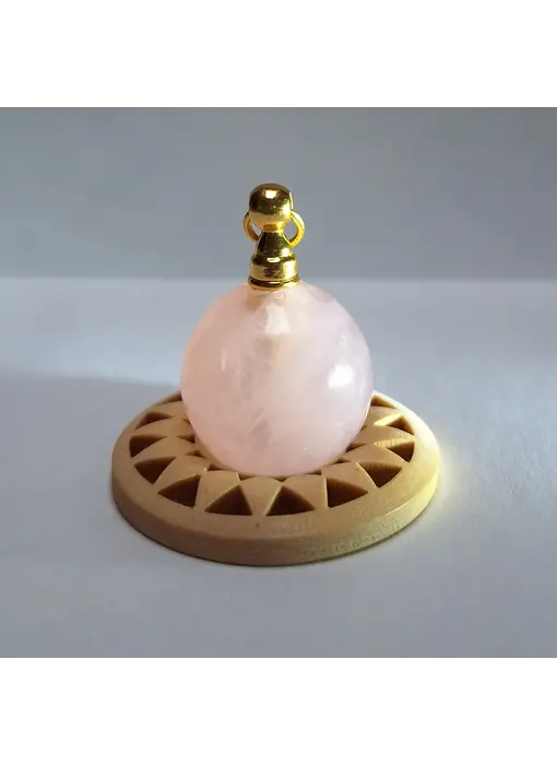 Ashanger Rozenkwarts zilver, goldplated