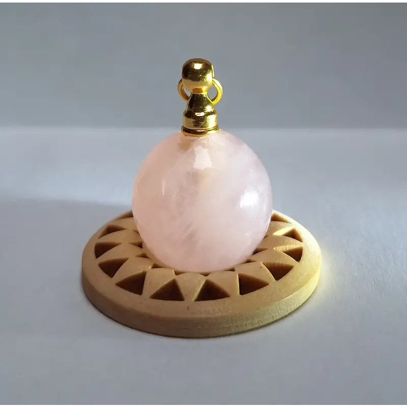 Ashanger Rozenkwarts zilver, goldplated