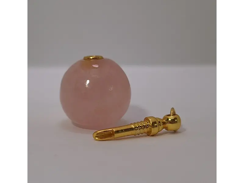 Ashanger Rozenkwarts zilver, goldplated