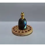 Ashanger Labradoriet  zilver, goldplated