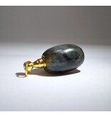 Ashanger Labradoriet  zilver, goldplated