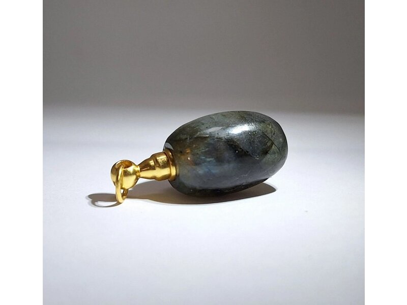 Ashanger Labradoriet  zilver, goldplated