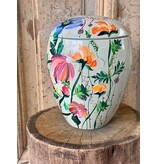 handbeschilderde urn