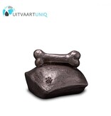 UGKS 202 Keramische dierenurn zilver