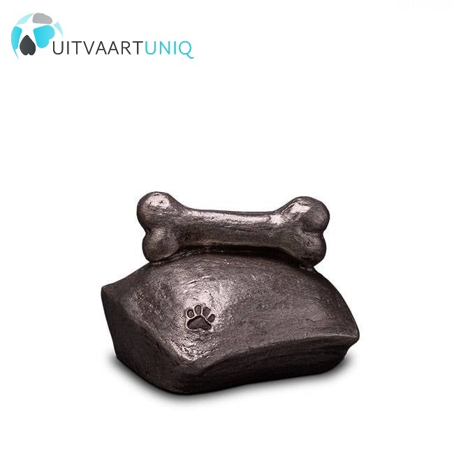  UGKS 202 Keramische dierenurn zilver